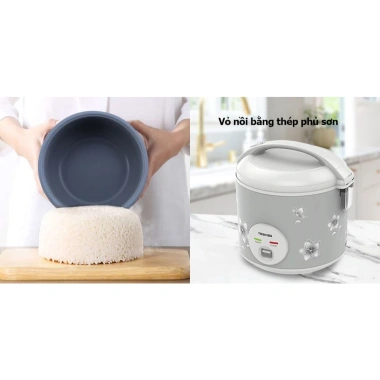 Nồi cơm điện Toshiba nắp gài đa model RC-10JH2PV/RC-10JFM/RC-18JFM - Bảo hành 12 tháng, giảm còn 569.000₫