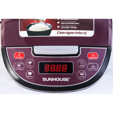 Nồi cơm điện tử 1.8L SUNHOUSE SHD8.909 - Tiết kiệm năng lượng nấu nhanh giá chỉ 969.000₫ 6