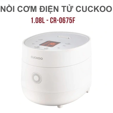 Nồi cơm điện tử Cuckoo CR-675F 1.08L chính hãng - Giá giảm 1.359.000₫