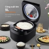 Nồi cơm điện tử đa năng mini 5L cảm ứng 10 chế độ nấu, hẹn giờ 24h, chống dính, giá 359.000₫ 5