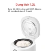 Nồi cơm điện tử HAPPYCOOK 1.2L HDC-WNB120W - Giá 846.600đ, tiết kiệm năng lượng 2