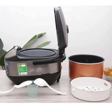 Nồi Cơm Điện Tử Midea MB-FS5.020 1.8L 760W Lòng Nồi 3mm, Giữ Ấm Lâu, Hàng Chính Hãng