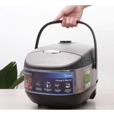 Nồi Cơm Điện Tử Midea MB-FS5.020 1.8L 760W Lòng Nồi 3mm, Giữ Ấm Lâu, Hàng Chính Hãng
