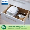 Nồi cơm điện tử mini Philips HD3.170/66 600W cho 1-2 người - Giá 899.000, hàng chính hãng 3