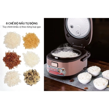 Nồi Cơm Điện Tử SUNHOUSE MAMA SHD8.915 1.5L Lòng Nồi Dày Dặn 10 Chức Năng Bảo Hành 2 Năm