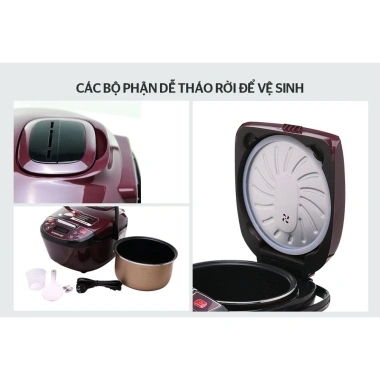 Nồi Cơm Điện Tử Sunhouse SHD8.909 1.8L Đa Chức Năng Chống Dính 2 Lớp Bảo Hành 12 Tháng - Giá 1.029.000₫