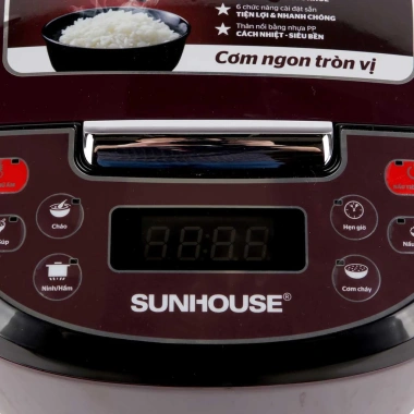 Nồi cơm điện tử SUNHOUSE SHD8.909 1.8L - Dùng cho 4‑6 người, bảo hành 12 tháng, giá chỉ 949.000₫ 2 Nồi cơm điện tử SUNHOUSE SHD8.909 1.8L - Dùng cho 4‑6 người, bảo hành 12 tháng, giá chỉ 949.000₫ 2