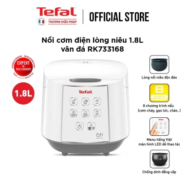 Nồi cơm điện tử Tefal RK733.168 1.8L 750W - 1.067.000₫, nấu nhanh, tiết kiệm 2