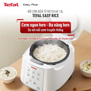 Nồi cơm điện tử Tefal RK733.168 1.8L 750W - 1.067.000₫, nấu nhanh, tiết kiệm 3