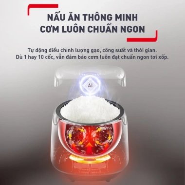 Nồi cơm điện tử Tefal RK733.168 1.8L 750W - 1.067.000₫, nấu nhanh, tiết kiệm 4