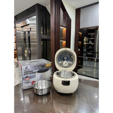 Nồi cơm Kailer 1.2L Premium Model 2.026 Inox 304 Vân Lục Giác - Giảm Giá Đến 1.352.400₫