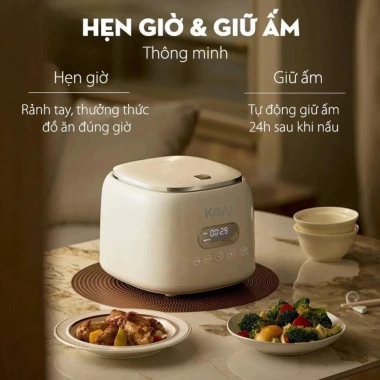 Nồi Cơm KAW Smart 2L - Nấu Chuẩn Nhà Hàng, Tiết Kiệm Điện, Giá 1,102,000₫