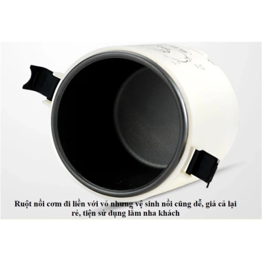 Nồi cơm mini 2 trong 1 cặp lồng điện thế hệ mới - Bảo hành 3 tháng, 350.000₫