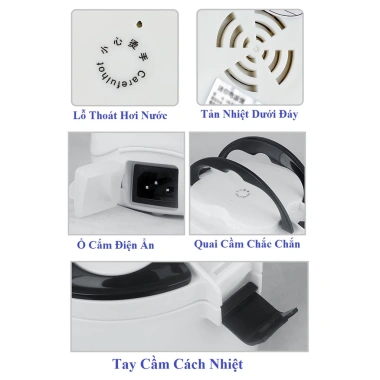 Nồi cơm mini 2 trong 1 cặp lồng điện thế hệ mới - Bảo hành 3 tháng, 350.000₫