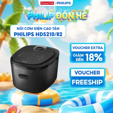 Nồi Cơm Mini Philips HD3.170/66 600W 0.85L - Tiết kiệm năng lượng, Giá 859k