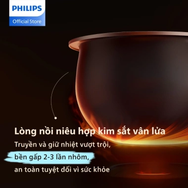 Nồi Cơm Mini Philips HD3.170/66 600W 0.85L - Tiết kiệm năng lượng, Giá 859k 5 Nồi Cơm Mini Philips HD3.170/66 600W 0.85L - Tiết kiệm năng lượng, Giá 859k 5