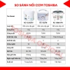 Nồi cơm nắp gài Toshiba 1L‑1.8L RC-10JFM/RC-18JFM, Bảo hành 12 tháng, Giá 603.000 VND 8