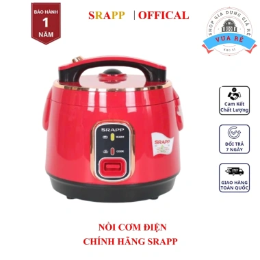 Nồi Cơm SRAPP Chính Hãng 1,2L-1,8L Siêu Ngon, Bảo Hành 12 Tháng, Giá 340.000 VNĐ