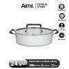 Nồi đa năng Aimi 5 năm BH - Dùng cho bếp từ & hồng ngoại, chống dính, nấu lẩu - 259.000