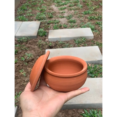 Nồi đất không tráng men đa cỡ 16-24cm (1-3 lít) - Nấu cơm, kho cá, thịt, giá ưu đãi