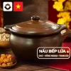 Nồi đất NodaCook chịu nhiệt 0.7-5 lít men sứ nâu - Nấu gas, than củi, hồng ngoại, giảm giá 23,5%