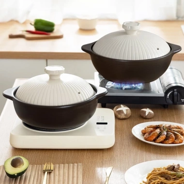 Nồi Đất Sét Nắp Vỏ Sò Cao Cấp Dùng Được Mọi Loại Bếp - Gốm Sứ Giang Tây CHÍNH HÃNG DULICA HOUSE Giá Ưu Đãi 649.000₫