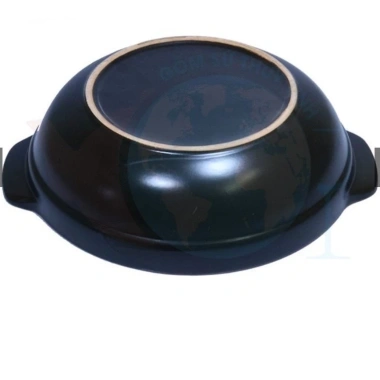 Nồi đất sứ PAN tráng men lòng cạn nắp kính chống dính - Đủ size, giá sỉ 57k cho cá, thịt, mì cay, cơm niêu