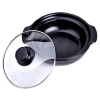 Nồi đất sứ PAN tráng men lòng cạn nắp kính chống dính - Đủ size, giá sỉ 57k cho cá, thịt, mì cay, cơm niêu 6