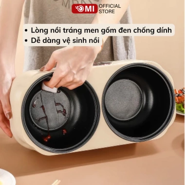 Nồi Điện Đa Năng 2 Ngăn 3,6L TADI 6 Chức Năng - Hẹn giờ thông minh, giá chỉ 439.000 6 Nồi Điện Đa Năng 2 Ngăn 3,6L TADI 6 Chức Năng - Hẹn giờ thông minh, giá chỉ 439.000 6