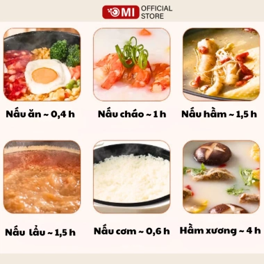 Nồi Điện Đa Năng 2 Ngăn 3,6L TADI 6 Chức Năng - Hẹn giờ thông minh, giá chỉ 439.000