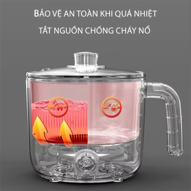 Nồi điện đa năng LOTOR 1.3L - Nấu lẩu, chiên xào rán, bảo hành 12 tháng, giá 275.000 6