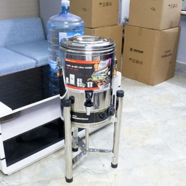 Nồi điện inox mâm nhiệt 16L đặt bàn - Tiết kiệm điện, Giá 1,375,000₫
