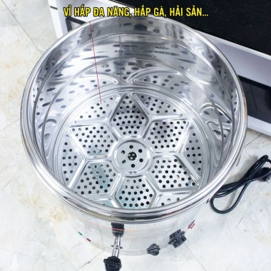 Nồi điện inox mâm nhiệt 56L - Giá siêu giảm 2.22 triệu, tiết kiệm năng lượng