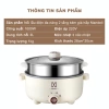 Nồi điện Madeli 28cm kèm giá hấp 4L đa năng chiên sào nấu cơm giảm giá 89.000₫ 2