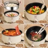 Nồi điện Madeli 28cm kèm giá hấp 4L đa năng chiên sào nấu cơm giảm giá 89.000₫ 3