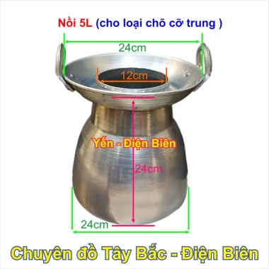 Nồi Đồ Xôi 5L Đa Năng Hấp Bánh Bao, Xôi, Hong Xôi, Đun Bếp và Cắm Điện, Tiết Kiệm Năng Lượng, Giá 145.000 VND 4