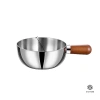 Nồi Đơn Inox Quả Óc Chó Tay Cầm Gỗ - Bát Salad, Sữa Chua, Ăn Sáng, Dụng Cụ Nhà Bếp Đồ Dùng, Phù Hợp Nhà Hàng, Thiết Kế Mới, Sang Trọng 10