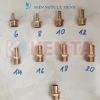 Nối đồng đuôi chuột ren ngoài 21 kích thước 6-20 - Giá 17.000₫, cao cấp, lắp nhanh