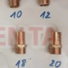 Nối đồng đuôi chuột ren ngoài 21 kích thước 6-20 - Giá 17.000₫, cao cấp, lắp nhanh 4