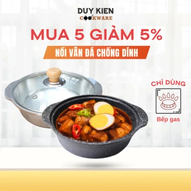 Nồi Gang 30L Kho Cá, Nấu Cháo, Phở, Bún Bò - Dùng cho Bếp Gas & Bếp Từ, Giá 145k Giảm từ 178k