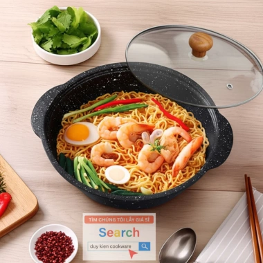 Nồi Gang 30L Kho Cá, Nấu Cháo, Phở, Bún Bò - Dùng cho Bếp Gas & Bếp Từ, Giá 145k Giảm từ 178k 2