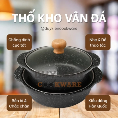 Nồi Gang 30L Kho Cá, Nấu Cháo, Phở, Bún Bò - Dùng cho Bếp Gas & Bếp Từ, Giá 145k Giảm từ 178k 3