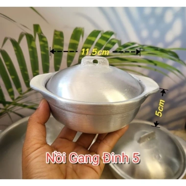 Nồi Gang Đáy Cạn Cao Cấp Siêu Bền - Thố Gang 25cm Giá Ưu Đãi 193,600₫ 9