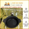 Nồi gang đúc Huycook88 - Chống dính, nấu bếp từ, nấu mỳ cay, kho thịt cá, decor - 65k