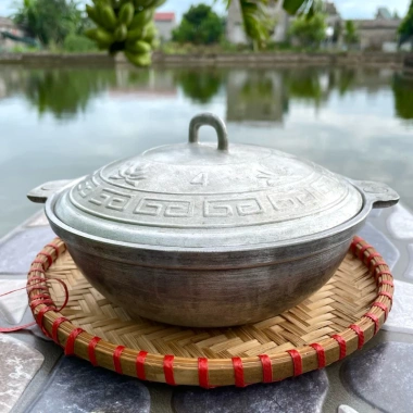 Nồi Gang Đúc Liền Khối - Dày Dặn, Nguyên Chất, Kích Thước Đủ, Đựng Kho Cá và Thịt - Giá 229.000đ Giảm 54.960đ