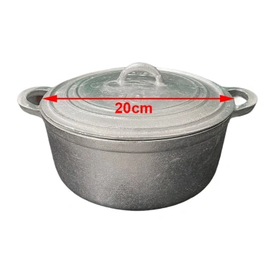 Nồi gang đúc nguyên khối 1‑4 lít chất lượng cao – Giá ưu đãi 168.750₫, giảm 45%