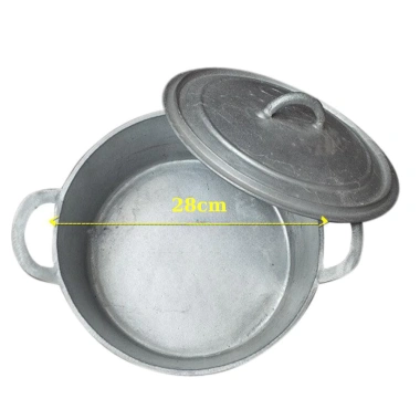 Nồi gang đúc nguyên khối 5-15 lít cao cấp 410.625 VND, siêu bền, giữ nhiệt tốt