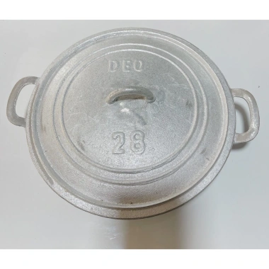 Nồi Gang Đúc Nguyên Khối Cao Cấp GDX - Đa Size 8-30cm, Giá Ưu Đãi 158.000₫
