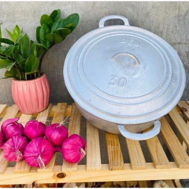 Nồi Gang Đúc Nguyên Khối Cao Cấp GDX - Đa Size 8-30cm, Giá Ưu Đãi 158.000₫