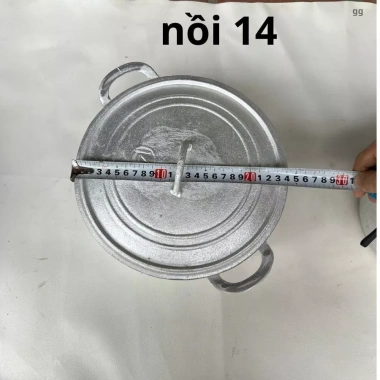 Nồi Gang Đúc Nguyên Khối Loại 1 - Dày dặn, xoong nấu cơm kho cá cực ngon, đủ kích cỡ, chỉ 94.000₫